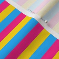 Pansexual 1/2" Horizontal Stripes Mini