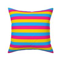 Pansexual 1" Horizontal Stripes Small