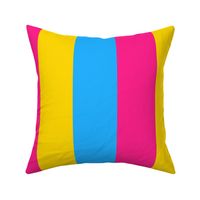 Pansexual 4" Vertical Stripes Large