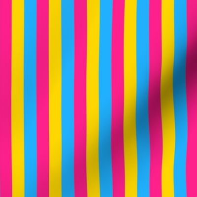 Pansexual 1/2" Vertical Stripes Mini