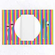 Pansexual 1/2" Vertical Stripes Mini