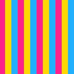 Pansexual 1/2" Vertical Stripes Mini