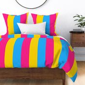Pansexual 6"  Vertical Stripes X-Large