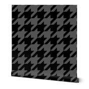 houndstooth black and gray