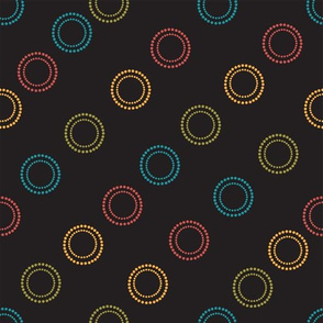 Circle Dots Diagonal Kenzy Dark