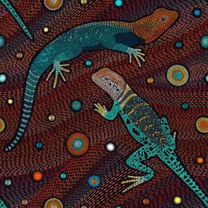 embroidered lizards_3
