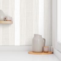 Rustic stripes  - taupe - vertical 