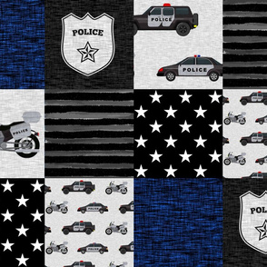 Police w grey/black stripes