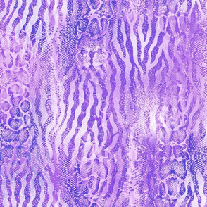 snake skin patchwork in purple