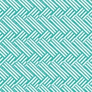 Jasper Weave in Turquoise | 12" Repeat