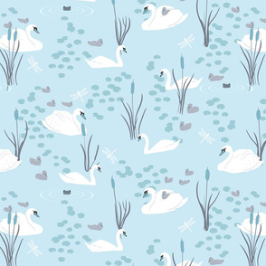 Swan Nursery Blue