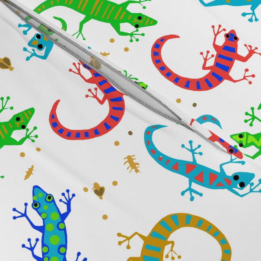 Gecko Frenzy-on white