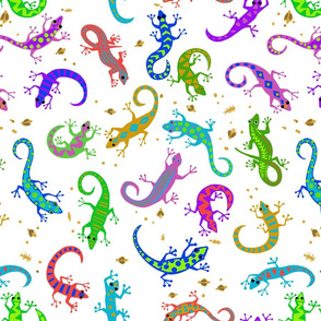 Gecko Frenzy-on white