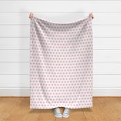Small scale // Pyjama large dots // pastel pink on white