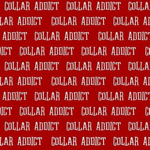 collar addict red