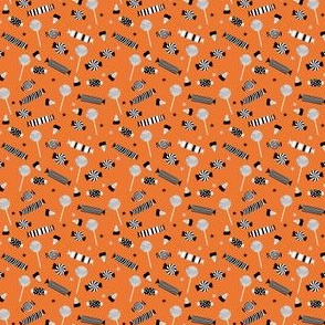 TINY - halloween fabric candy halloween design spooky scary fabric halloween design candy corn