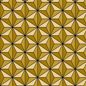 geometric dome gold