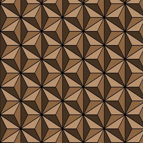 geometric dome monotone brown