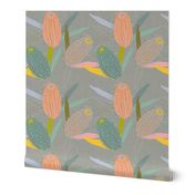 Banksia bouquet pale grey LARGE