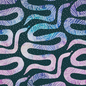 snakes study 3 - colorwash