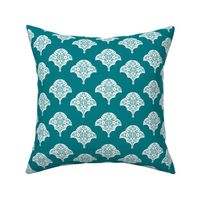 heart of India - teal green