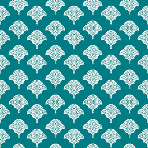 heart of India - teal green