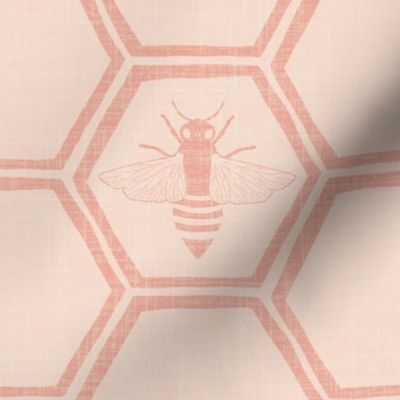 Honeybee Hive - petal pink