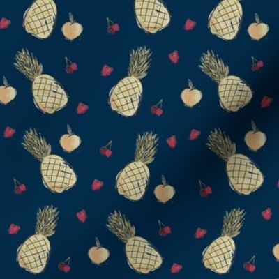 summer fruit - navy