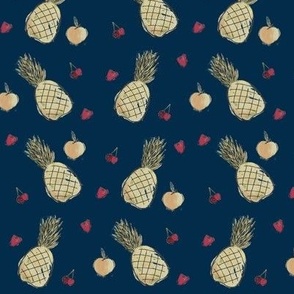 summer fruit - navy