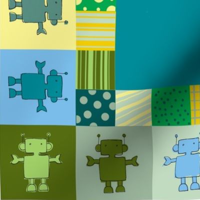 Snoozebot Robot - cheater quilt