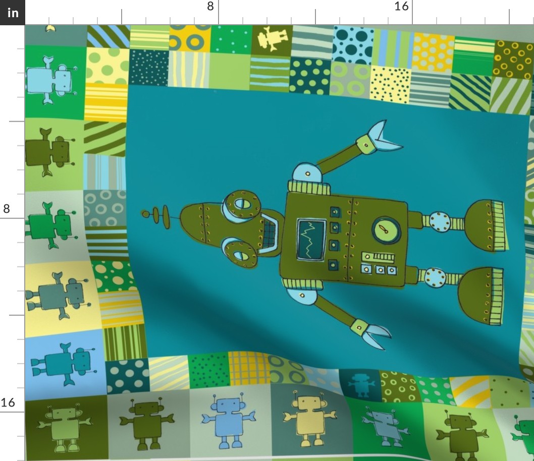 Snoozebot Robot - cheater quilt