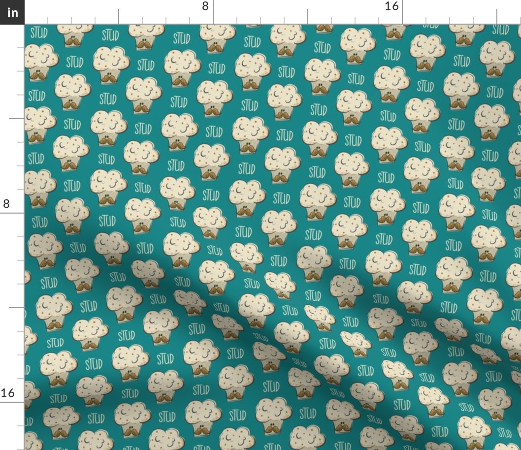 Stud muffin teal-small