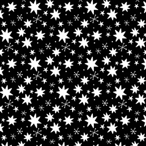 High contrast white stars_Small scale