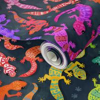 Bright rainbow geckos 16" repeat