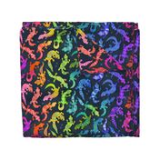 Bright rainbow geckos 16" repeat