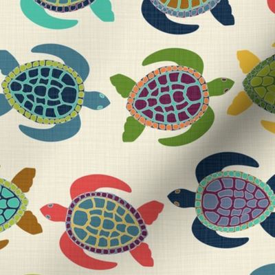 BABY SEA TURTLE MIGRATION MEDIUM 10.5”x13”