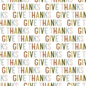 Give Thanks - fall - thankgiving - multi (blue) on white - LAD20