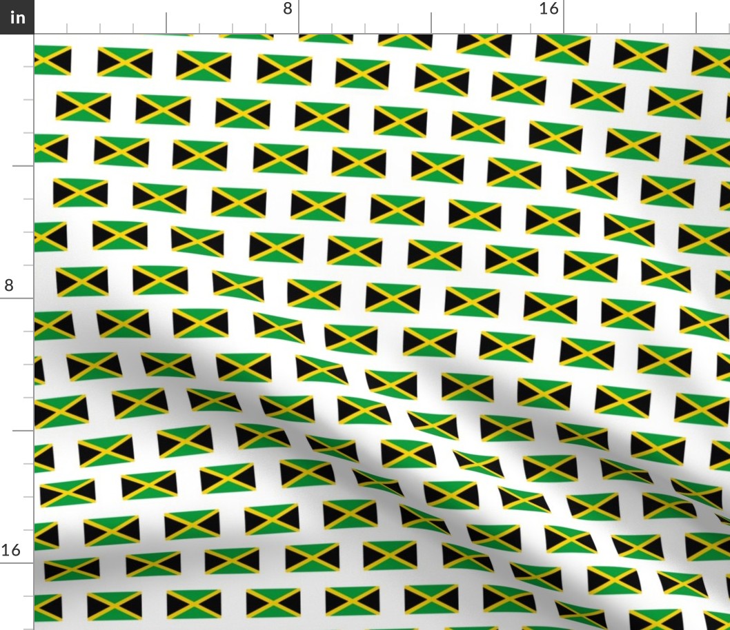 jamaican flag fabric - black, green, yellow