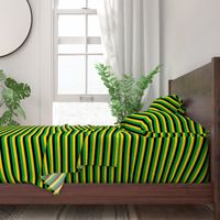 jamaica stripes - black green and yellow