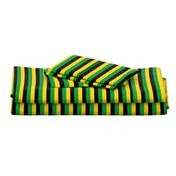 jamaica stripes - black green and yellow