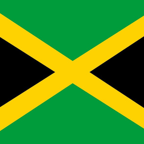 jamaica flag - fits 1 FQ of linen cotton canvas