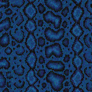 snake skin, dark blue