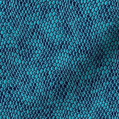 ★ REPTILE SKIN ★ Teal Blue - Small Scale / Collection : Snake Scales – Punk Rock Animal Prints 4