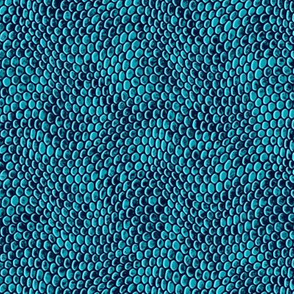 ★ REPTILE SKIN ★ Teal Blue - Small Scale / Collection : Snake Scales – Punk Rock Animal Prints 4