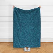 ★ REPTILE SKIN ★ Teal Blue - Large Scale / Collection : Snake Scales – Punk Rock Animal Prints 4