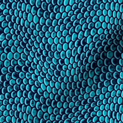 ★ REPTILE SKIN ★ Teal Blue - Large Scale / Collection : Snake Scales – Punk Rock Animal Prints 4