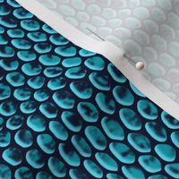 ★ REPTILE SKIN ★ Teal Blue - Large Scale / Collection : Snake Scales – Punk Rock Animal Prints 4