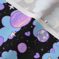 Custom Cute Planets in Black