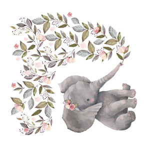  42"x36" Baby Elephant