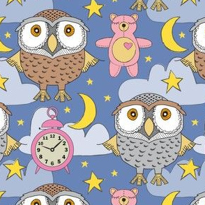 large night owls and pink bears